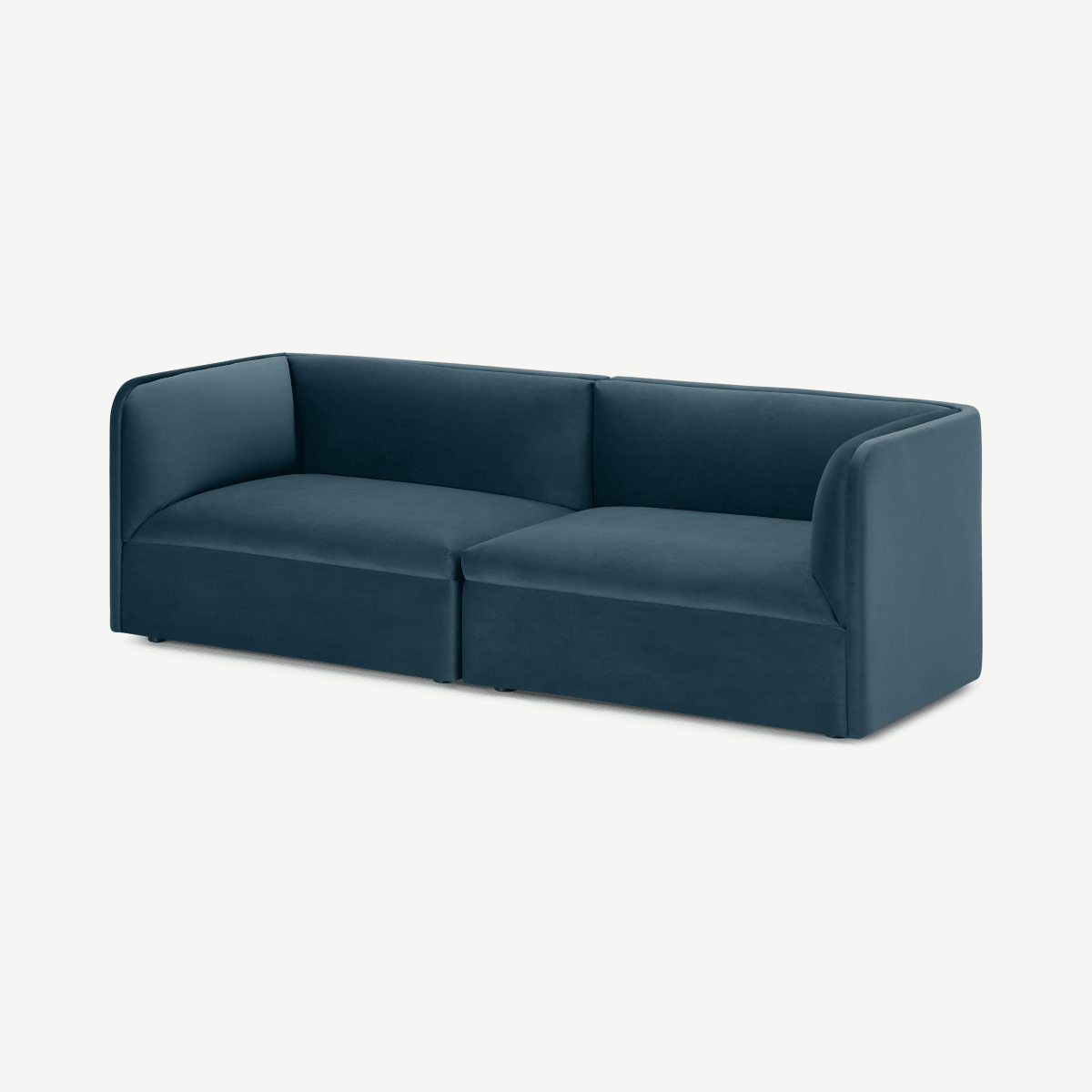 Torkel 3 Seater Sofa, Coastal Blue Velvet
