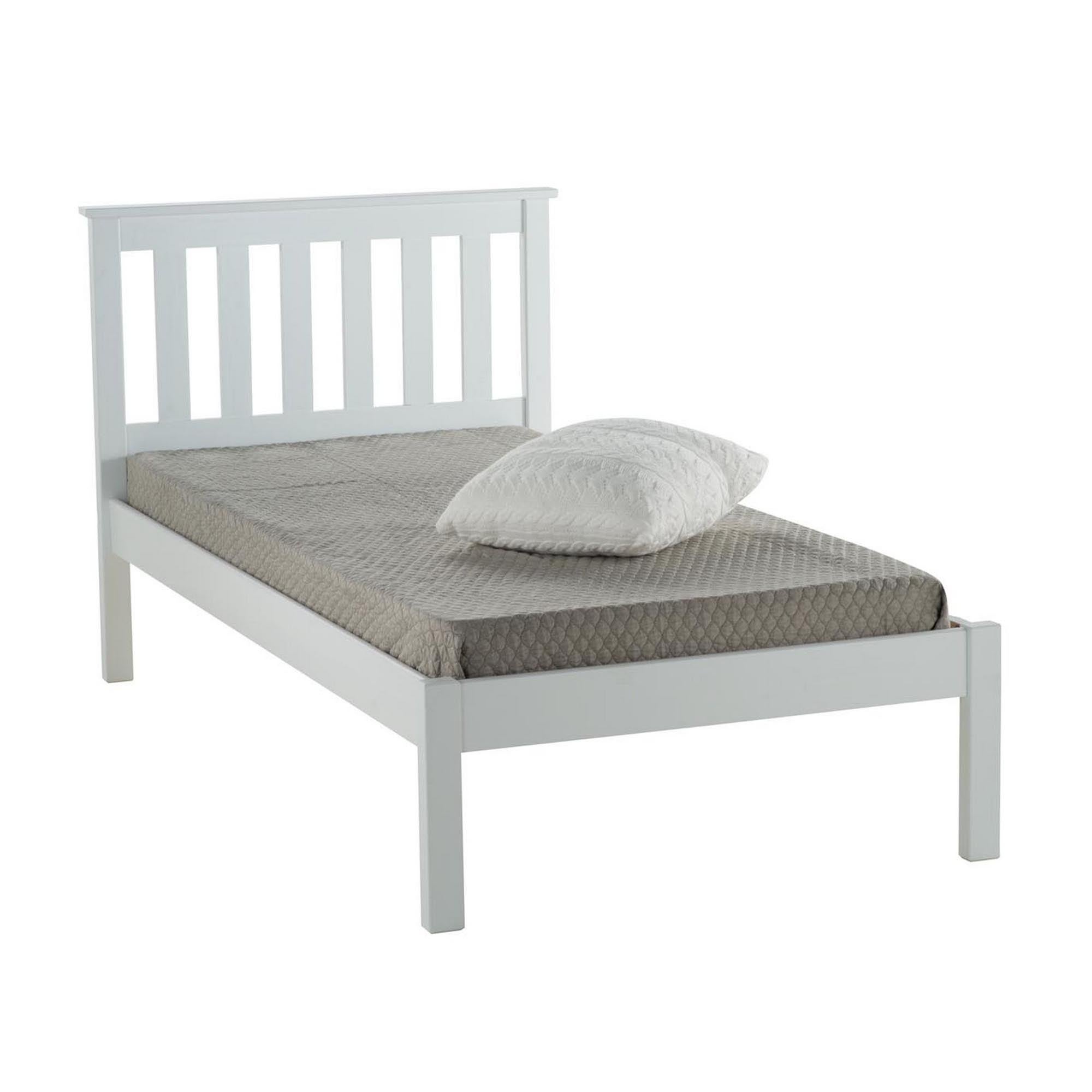 Denver Low End Bed Frame White
