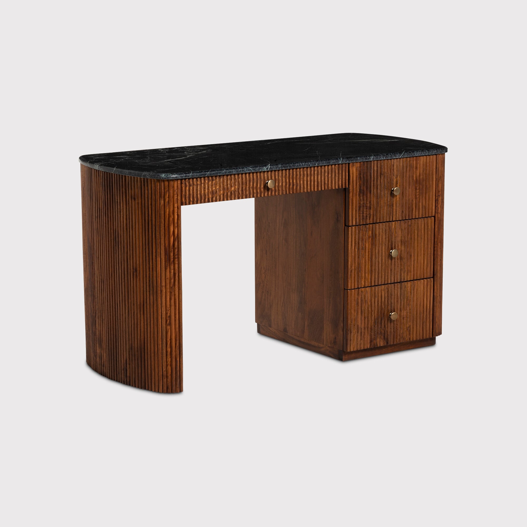 Tigris Desk with Additional Drawer, Mango Wood | Barker & Stonehouse