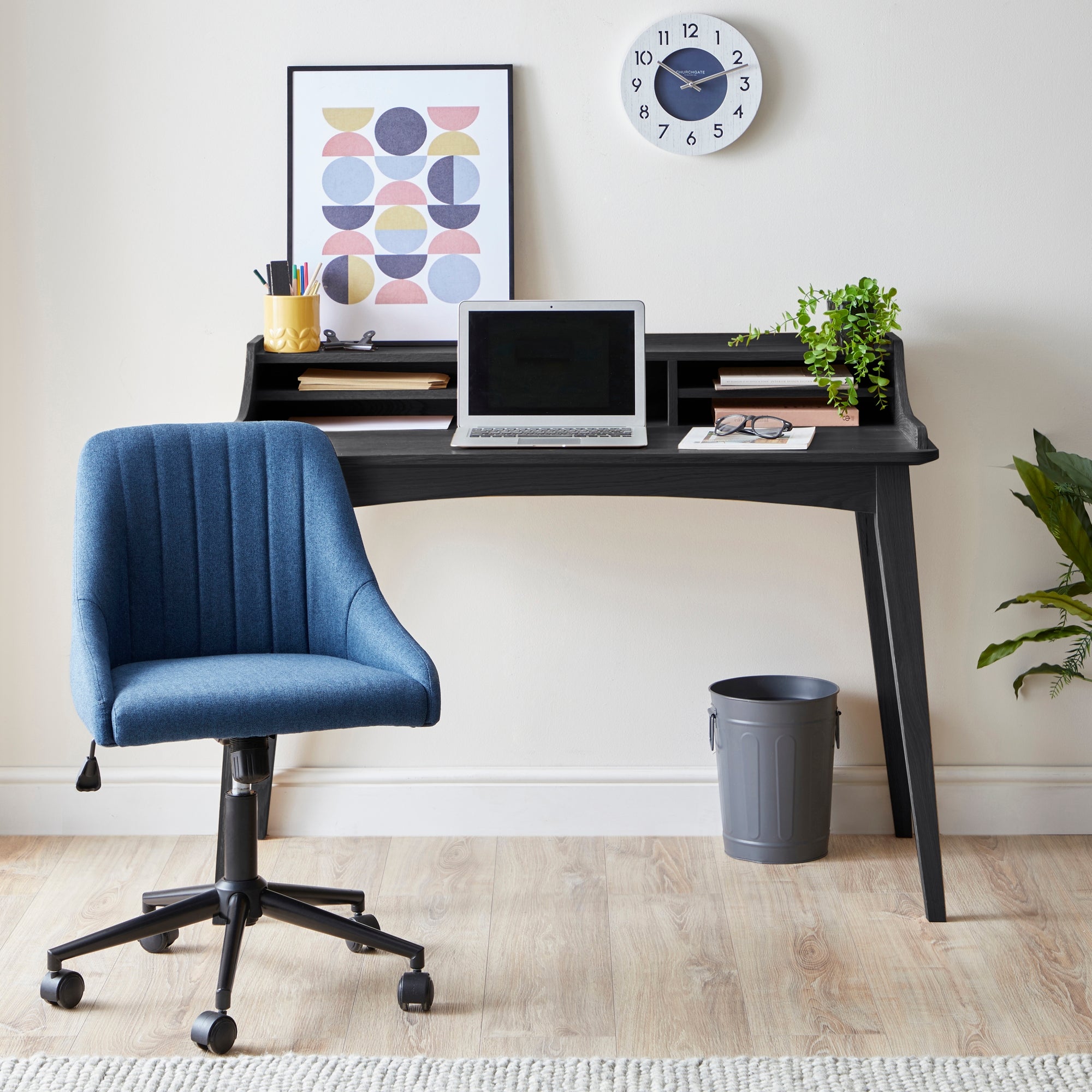 Denton Black Desk Black
