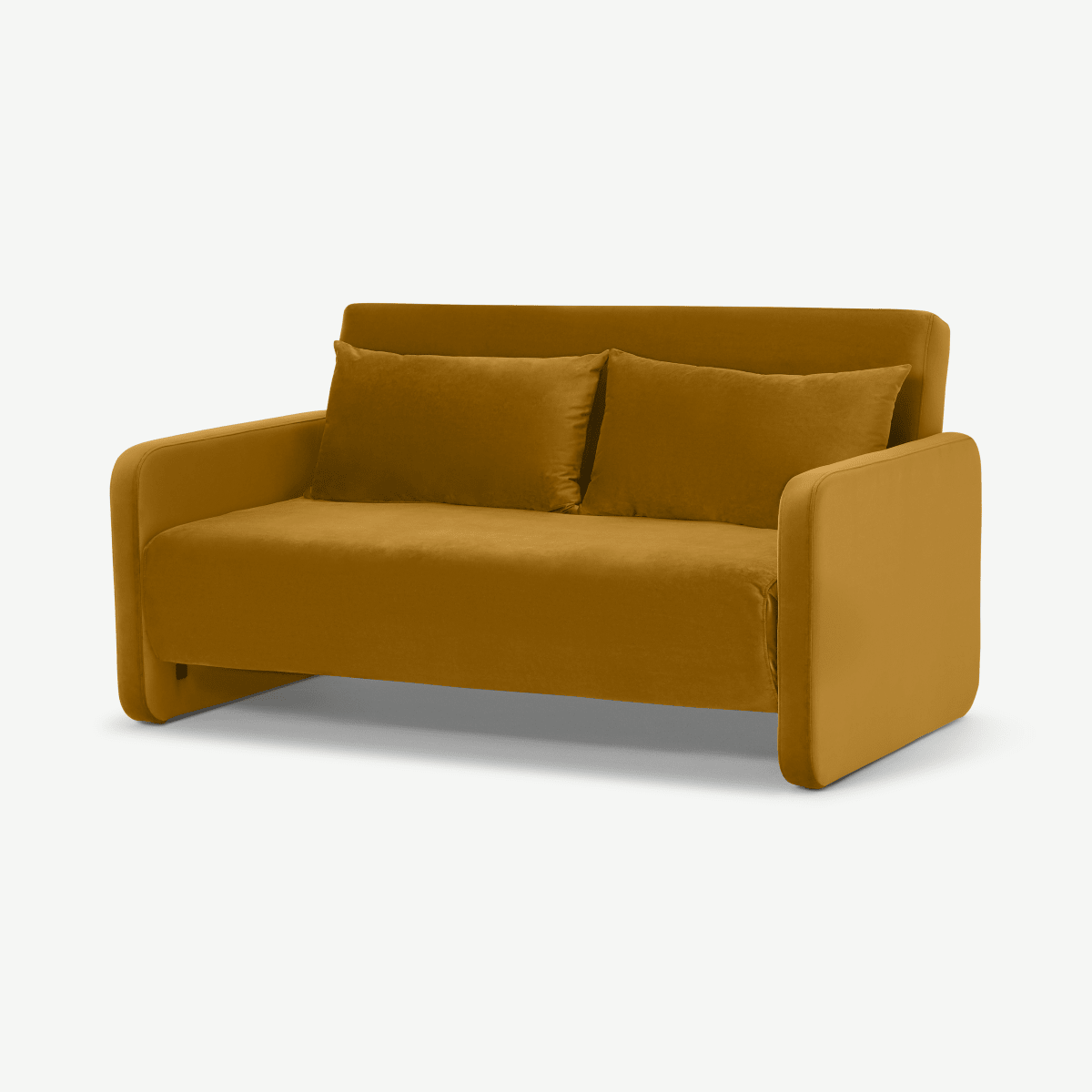 Vinnie Large Double Sofa Bed, Marigold Velvet
