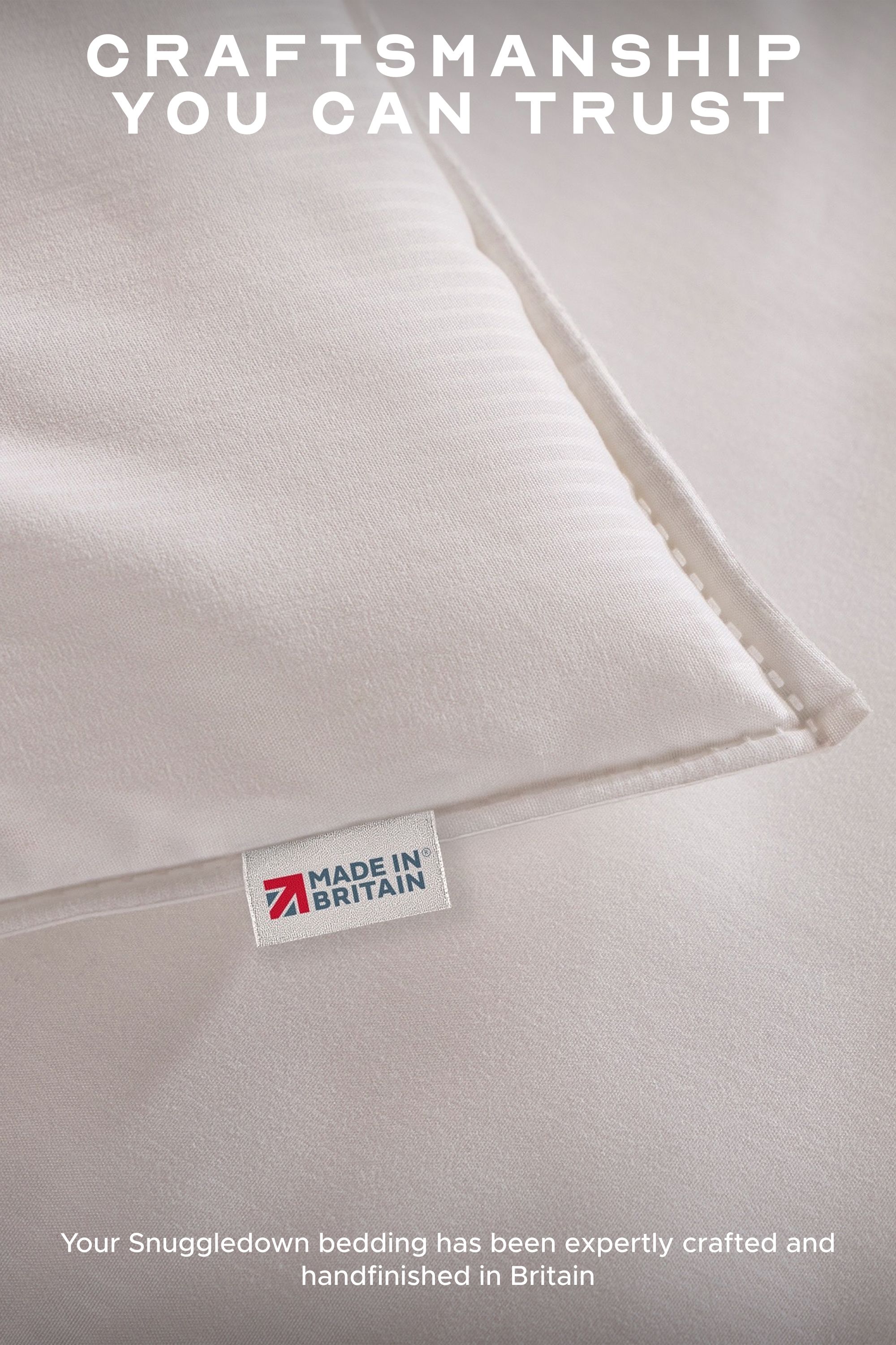 Snuggledown Hotel Soft & Cosy 10.5 Tog Duvet - All Year Round, Medium Warmth, Lightweight & Breathable in White 6