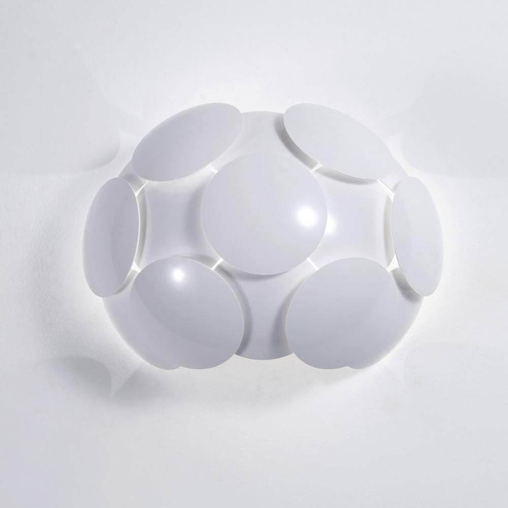 Netlighting Santina Modern 1 Light Wall Lamp E27 in White