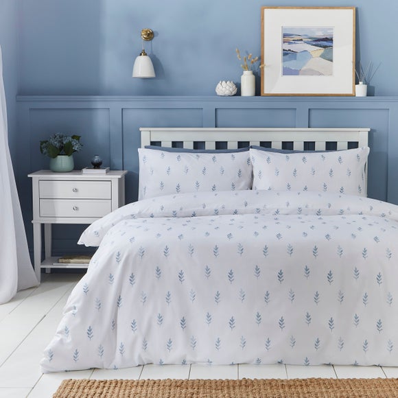 Harper Stem Floral 144 Thread Count 100% Cotton Duvet Cover & Pillowcase Set