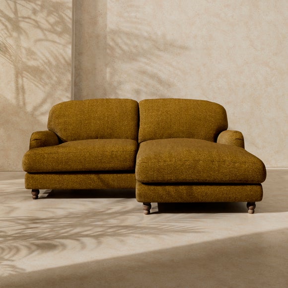 Arthur Waffle Chenille Corner Chaise Sofa