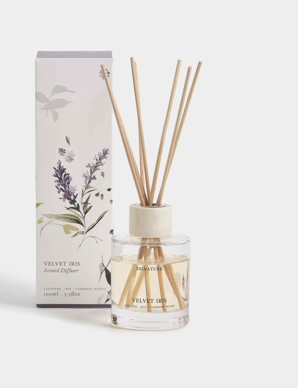 Signature Velvet Iris 100ml Diffuser Purple Mix
