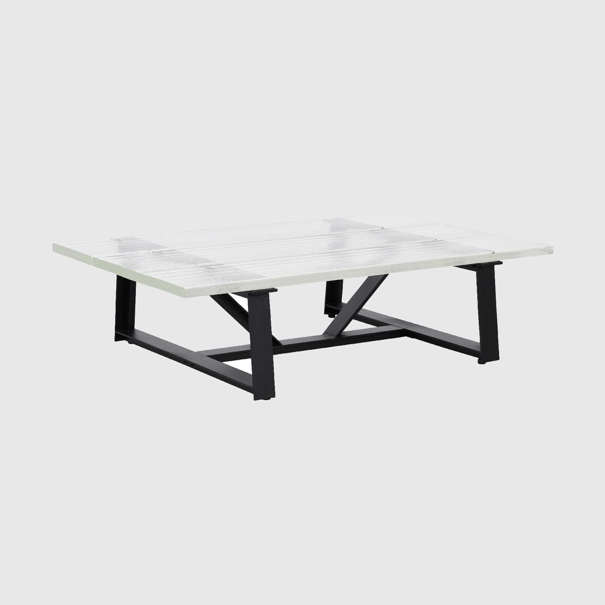 Timothy Oulton Iceberg Coffee Table, Neutral Glass | Barker & Stonehouse