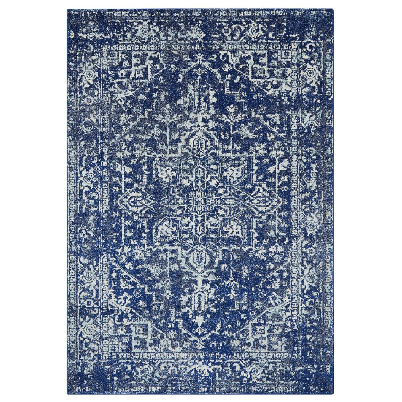 Antique Medallion Rug, Navy
