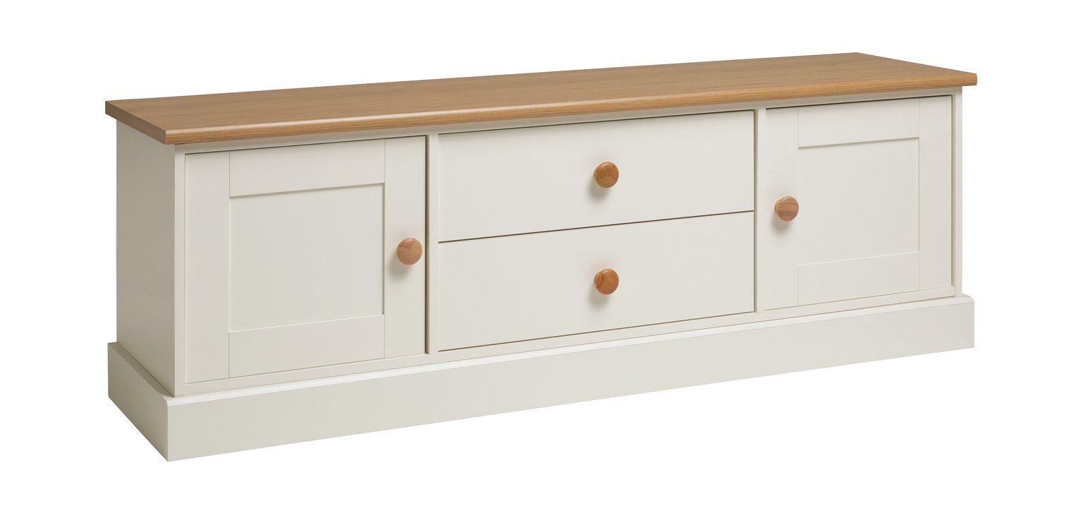 Habitat Winchester 2 Door 2 Drawer TV Unit- White