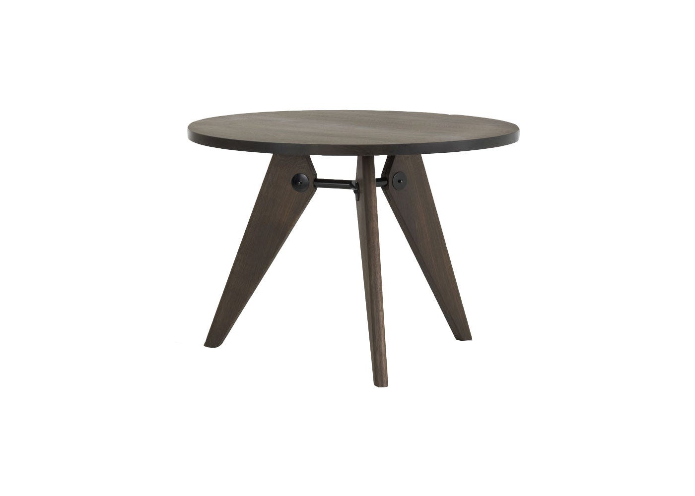 Vitra Gueridon Dining Table Walnut Dia 105