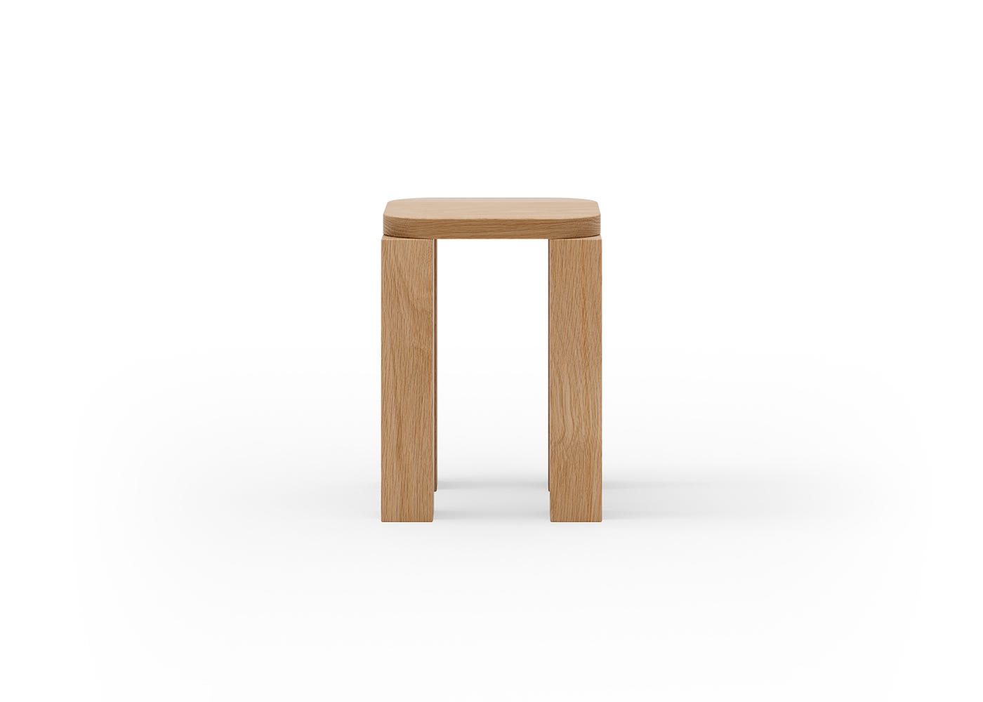 New Works Atlas Stool Natural Oak