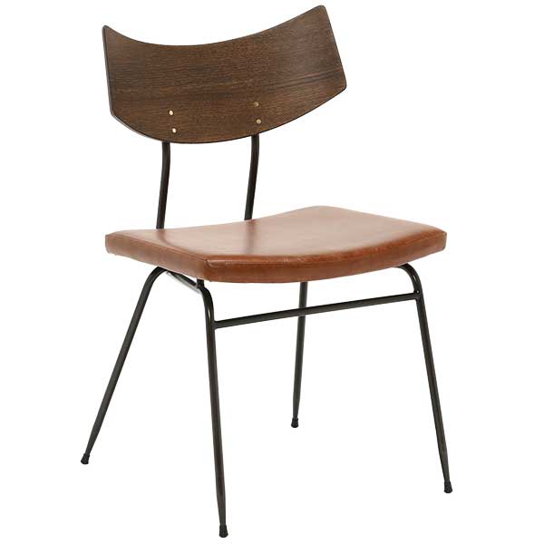 Vega Soli Dining Chair  Tan Leather
