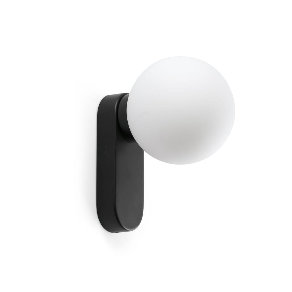 Netlighting Mabe Bathroom Wall Lamp Matt Black IP44 3000K