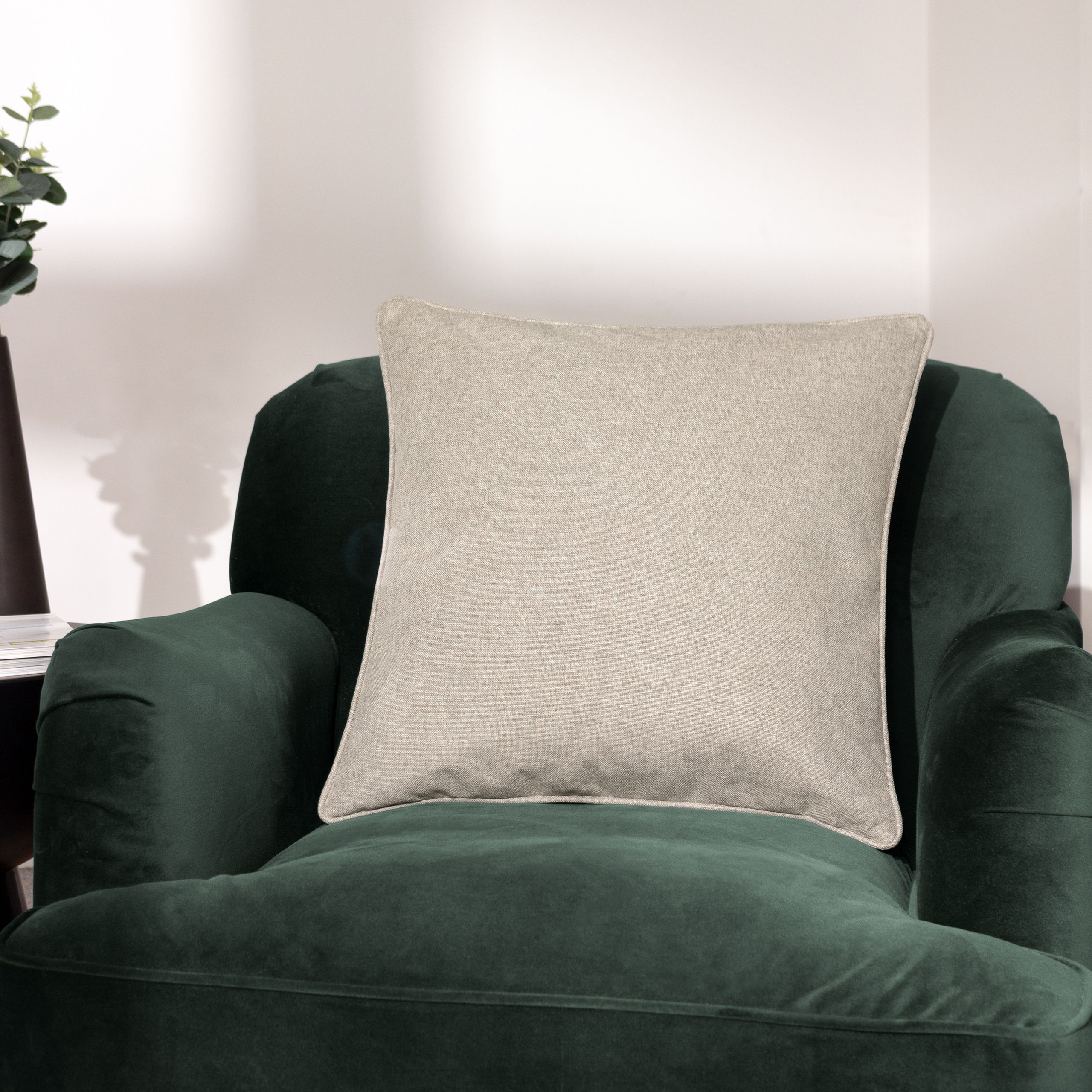 Furn Dawn Reversible Cushion in Light Grey