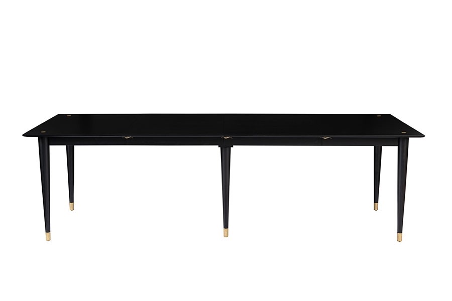 Como Black Extending Dining Table