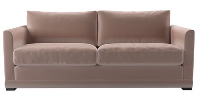Aissa 3 Seat Sofabed in Orchid Cotton Matt Velvet - sofa.com