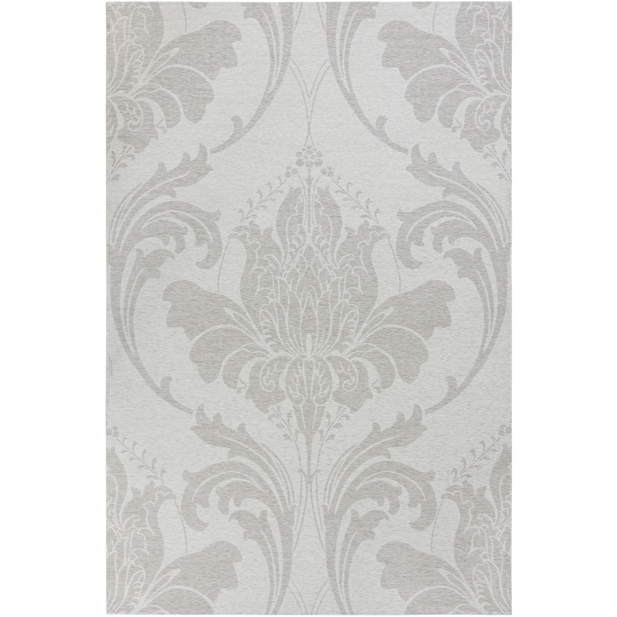 Zahra Grey Chenille Rug Grey