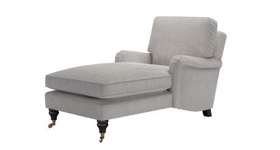 Bluebell Chaise Armchair in Rye Baylee Viscose Linen - sofa.com