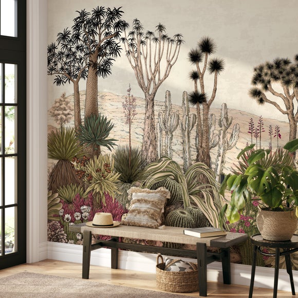 Desert Garden Wall Mural