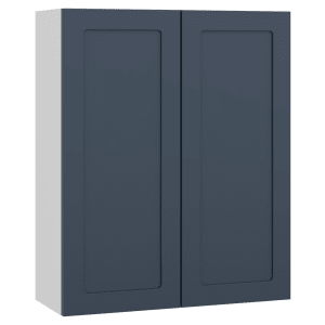 Wickes Winsford Navy Blue Slimline Depth Wall Unit - 600mm