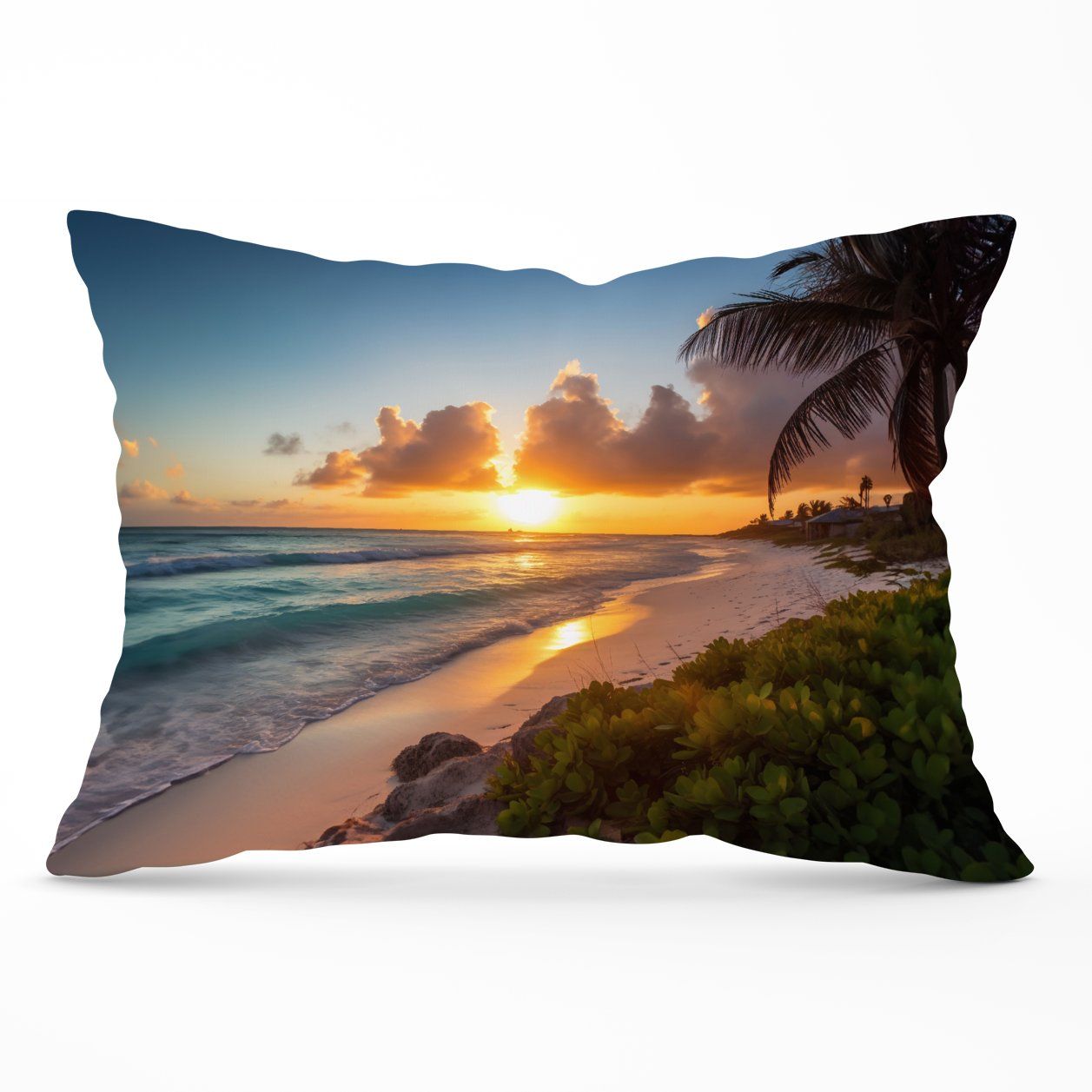 Warren Reed - Designer Sunrise On The Beach Cushions