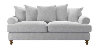 Teddy 3 Seat Sofa Bed in Koala Chelsea Linen - sofa.com