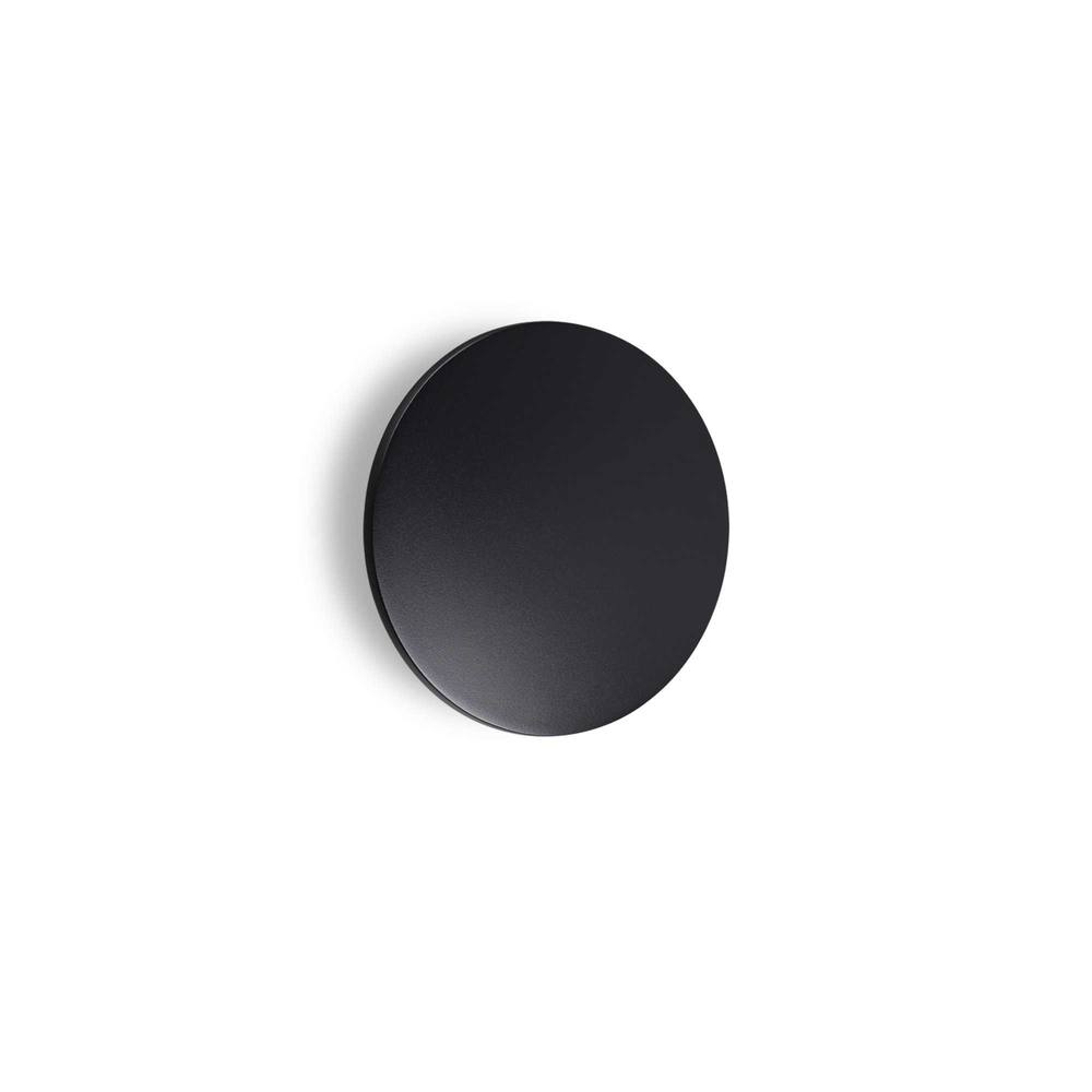 Netlighting Punto Integrated LED Outdoor Flush Wall Lamp Black 1850Lm 3000K IP54