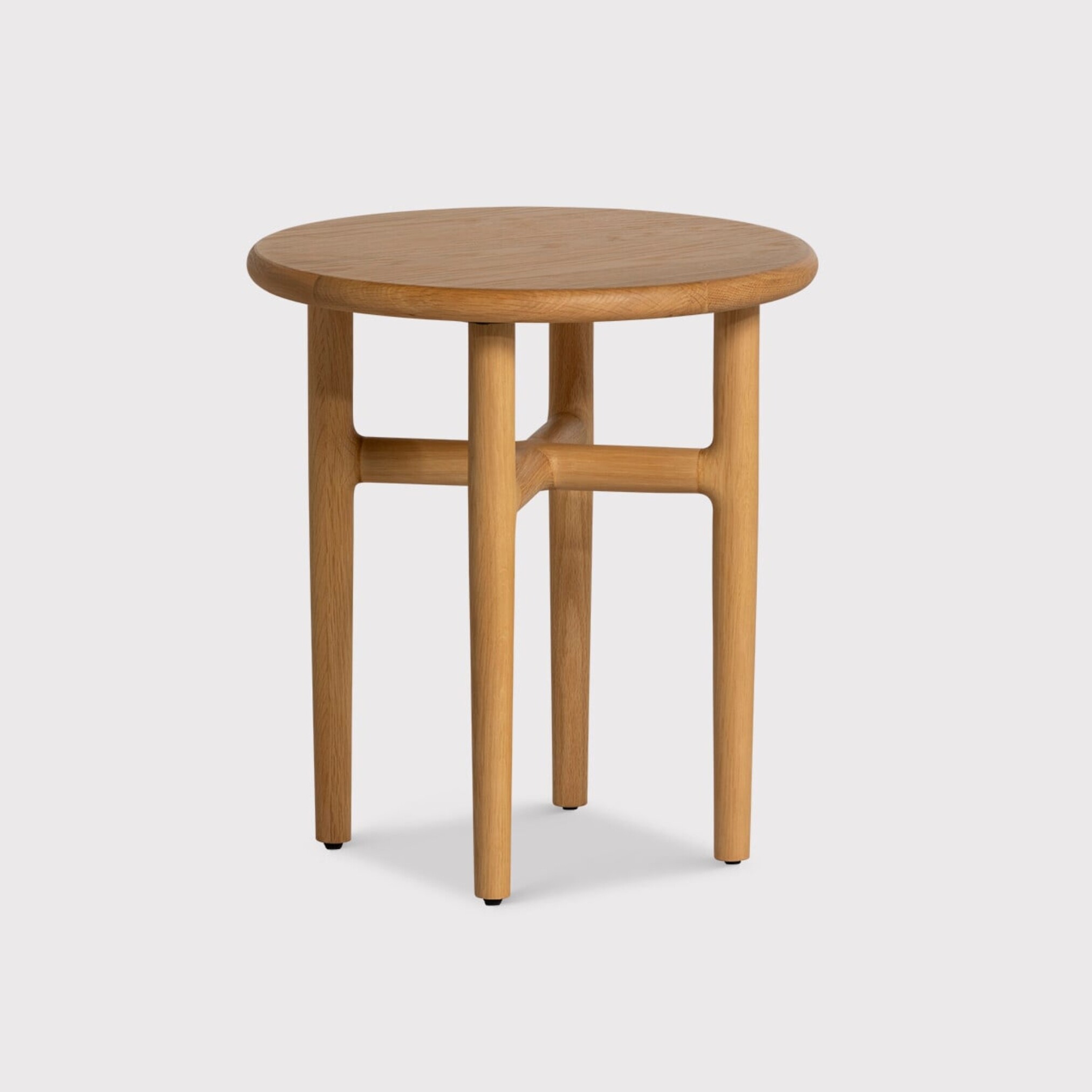 Winchester Lamp Table, Round, Neutral Oak | Barker & Stonehouse