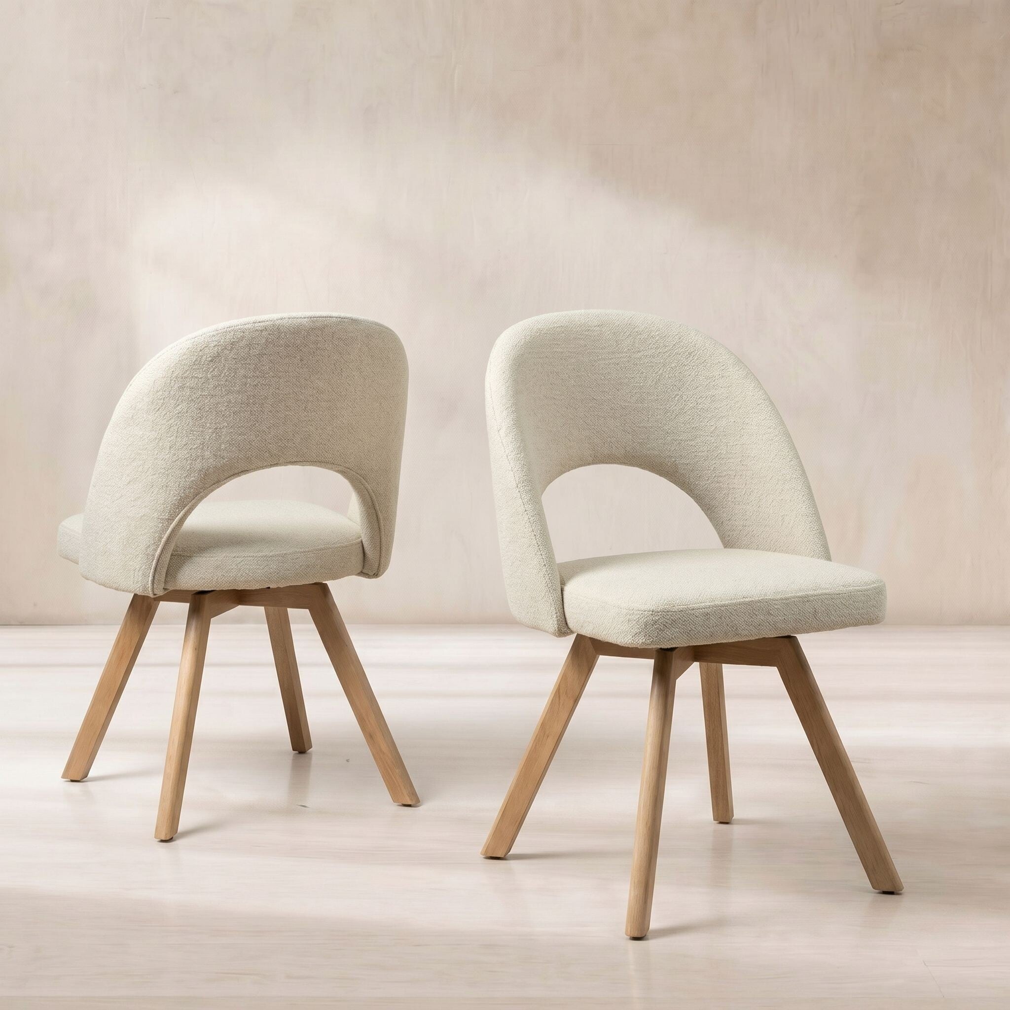 Kerr Dining Chair, Neutral Fabric | Barker & Stonehouse