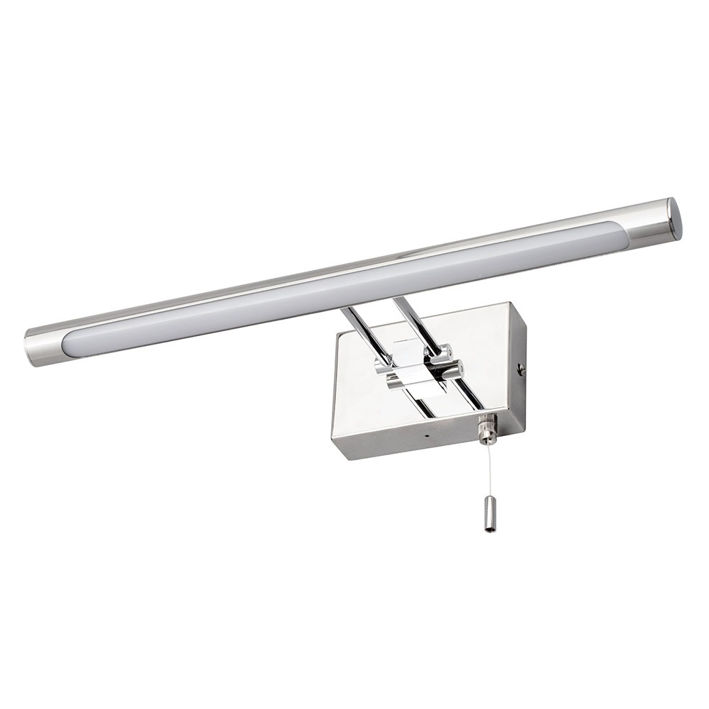 Barrio Bathroom Picture Wall Light, Chrome