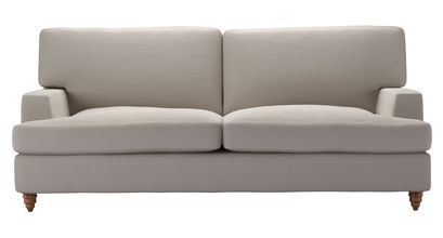 Isla 3 Seat Sofabed in Stone Brushed Linen Cotton - sofa.com