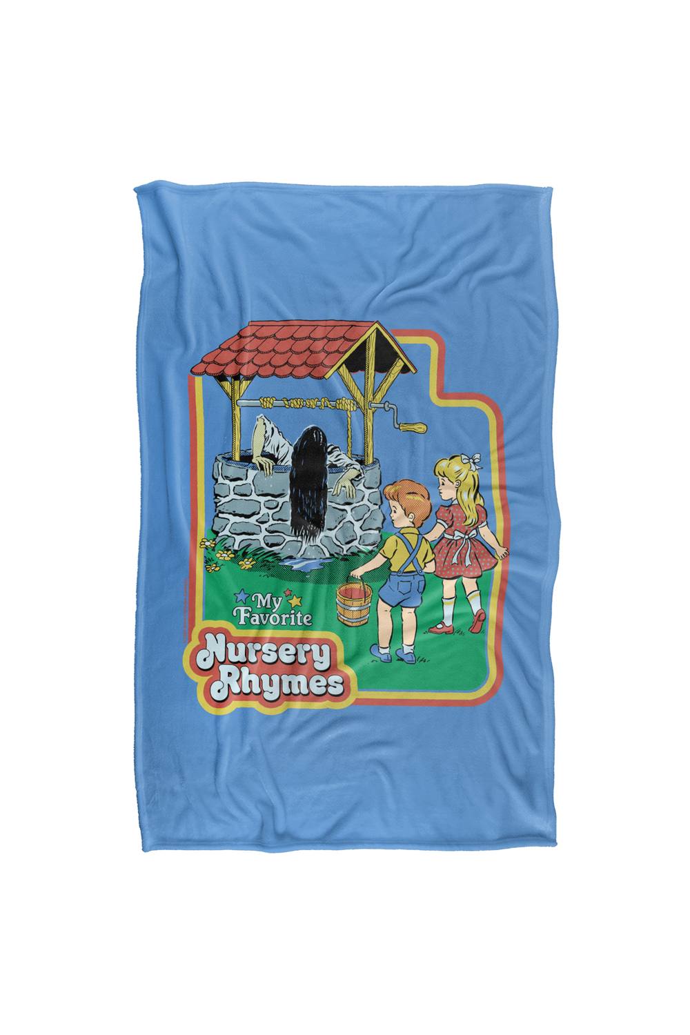 Steven Rhodes Nursery Rhymes Silky Touch Super Soft Throw Blanket