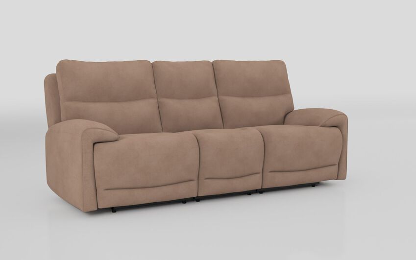 Beige Fabric Caldbeck 3 Seater Sofa