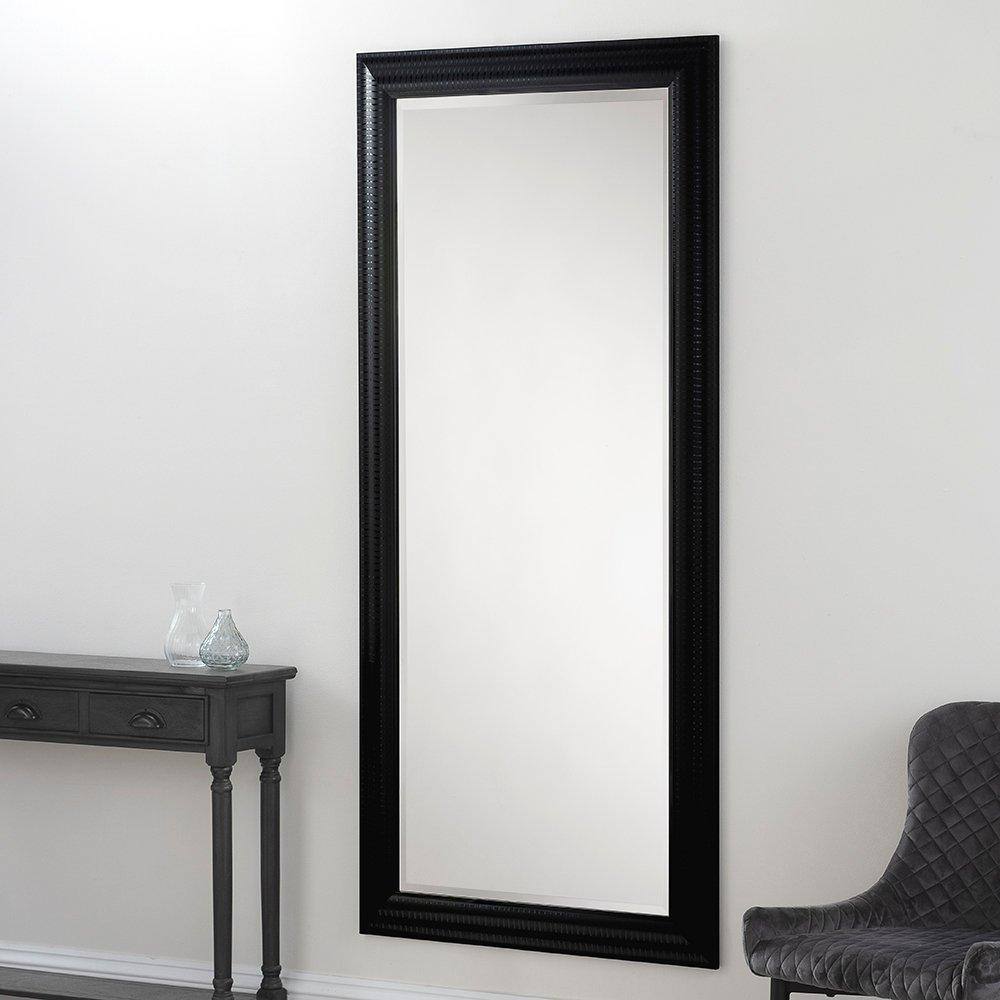 Yearn Mirrors Textured Black Full length mirror 168.5x77cm
