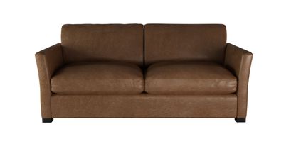 Otto 2.5 Seat Sofa Bed in Tan Vintage Leather - sofa.com