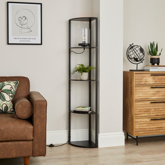 Keates Corner Shelved Floor Lamp 3