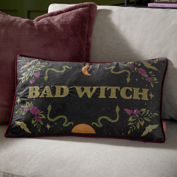 Furn. Bad Witch Black Magic Cushion Cover