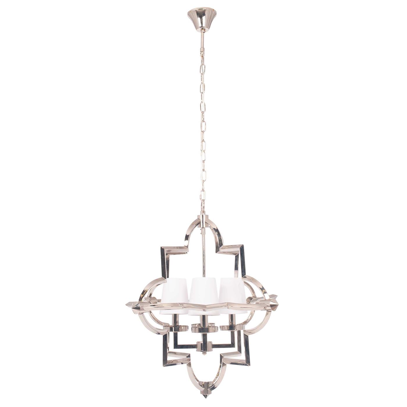 Silver 4 Shade Pendant