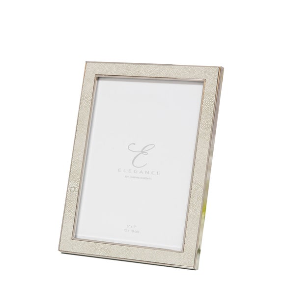 Elegance Faux Shagreen Photo Frame