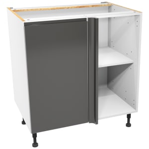 Wickes Madison Dark Grey Corner Base Unit - 800mm