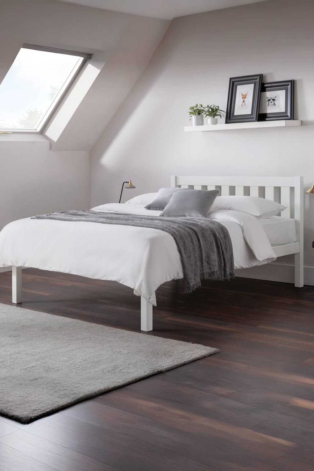 Julian Bowen Luna Bed in White