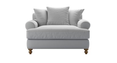 Teddy Loveseat Sofabed in Graphite Smart Cotton - sofa.com