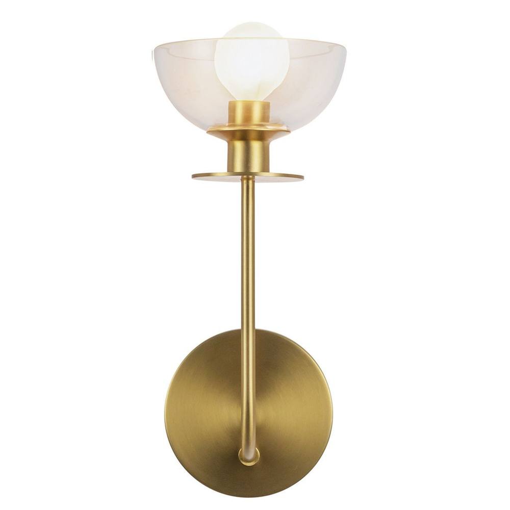 Netlighting Alora Mood Sylvia Wall Lamp Contemporary Brushed Gold 1x E14