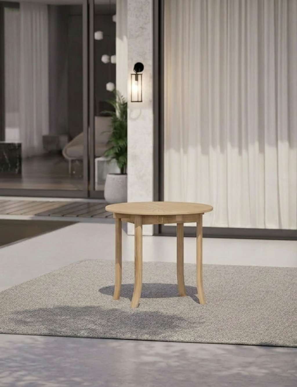 Royalcraft Maris Round 2 Seater Bistro Table Natural