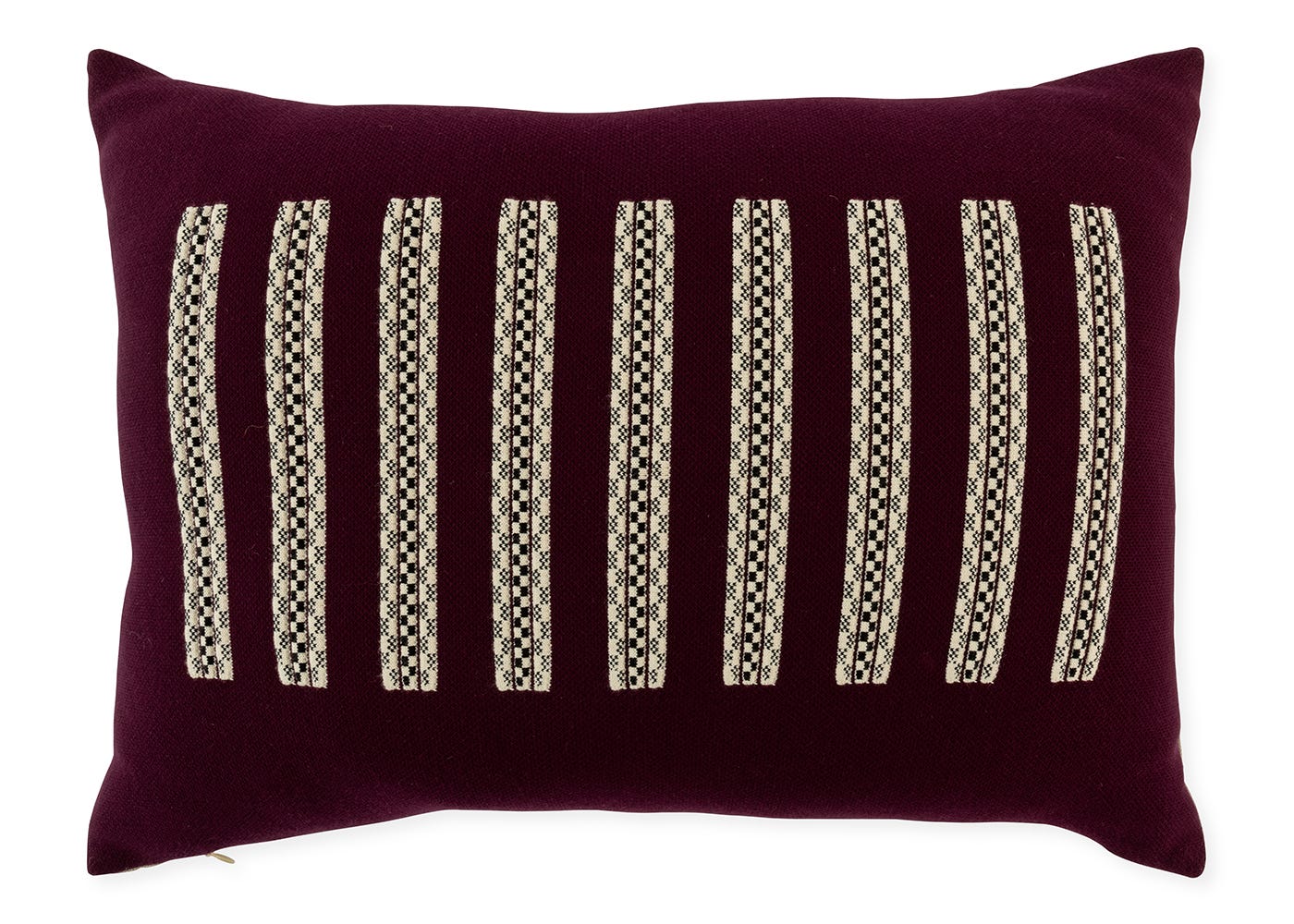 Ambar Exclusive Embossed Cord Rectangle Cushion Lily Purple