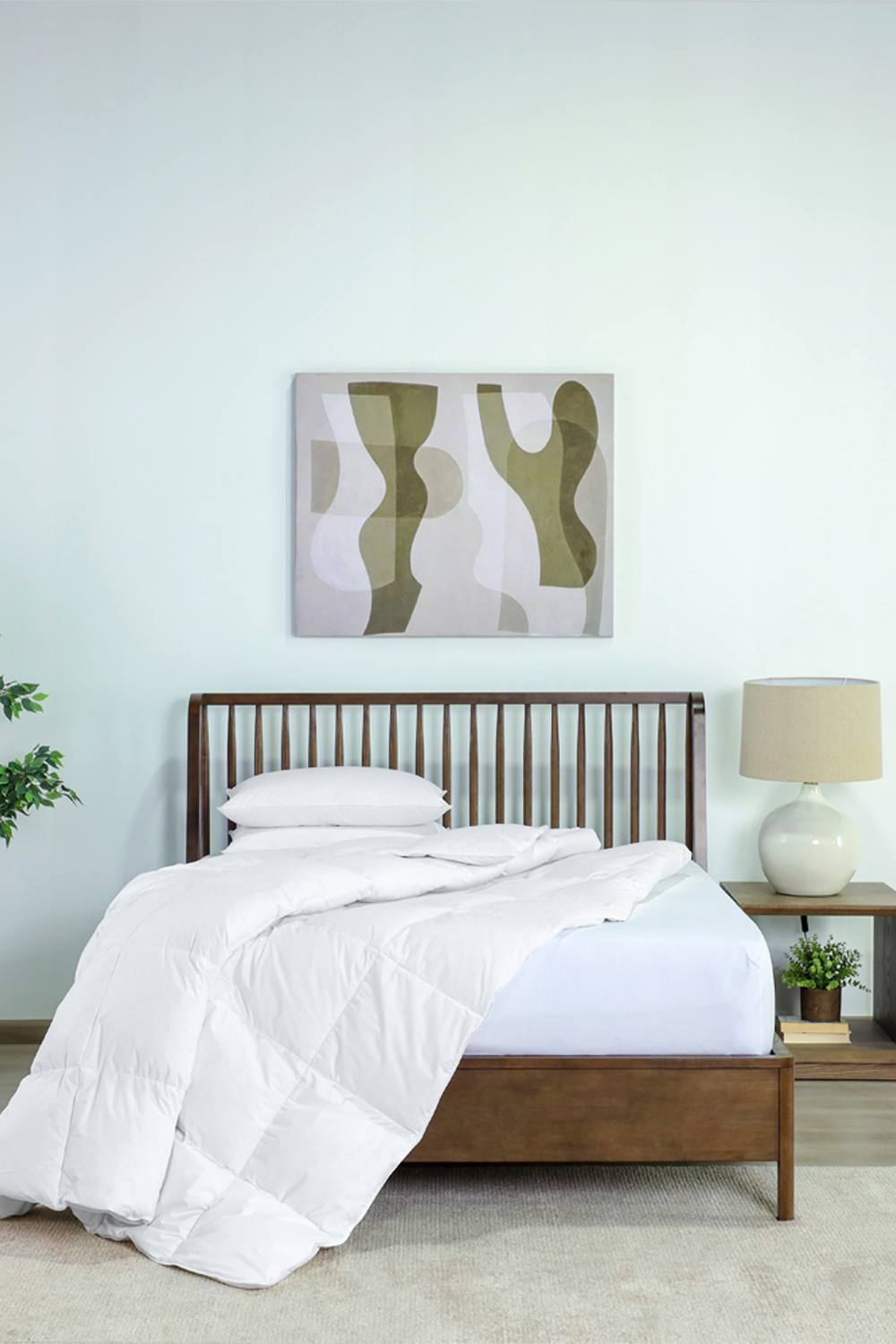 Martex Duck Feather & Down Summer Duvet - 4.5 Tog in White 4
