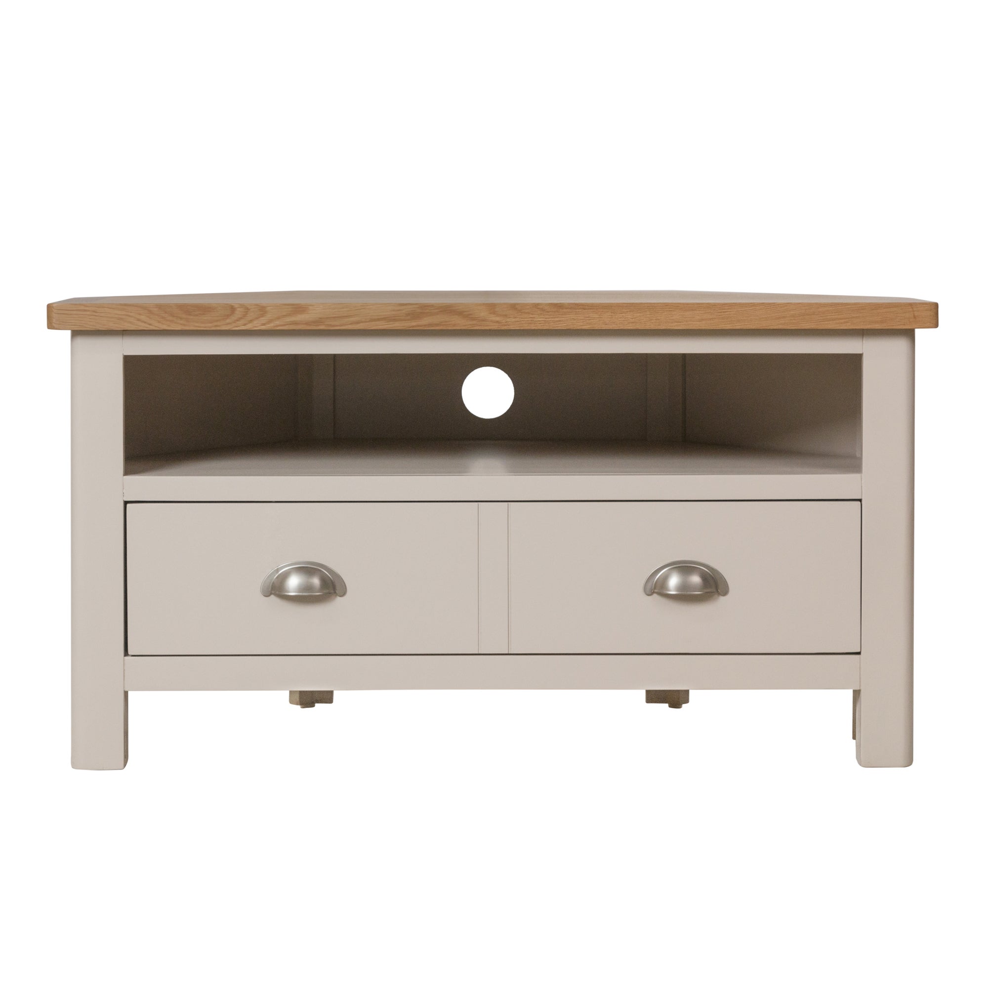 Reese Corner TV Unit Grey and Brown