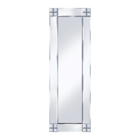 Multi Square Design 120x40 Decorative Mirror