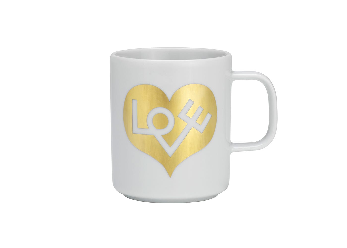 Vitra Coffee Mug Love Heart Gold