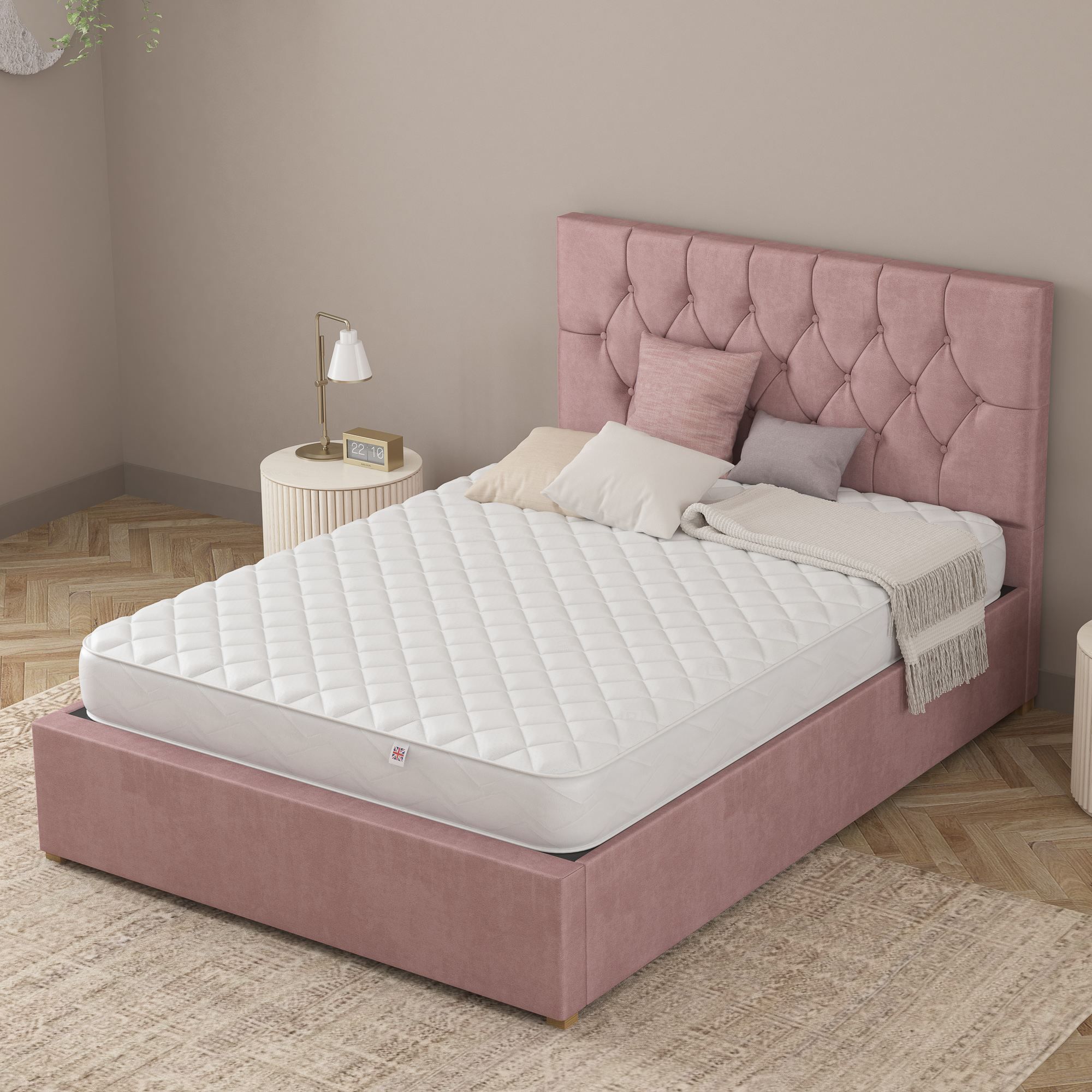 Catherine Lansfield Air Pure Breathable Mattress in White